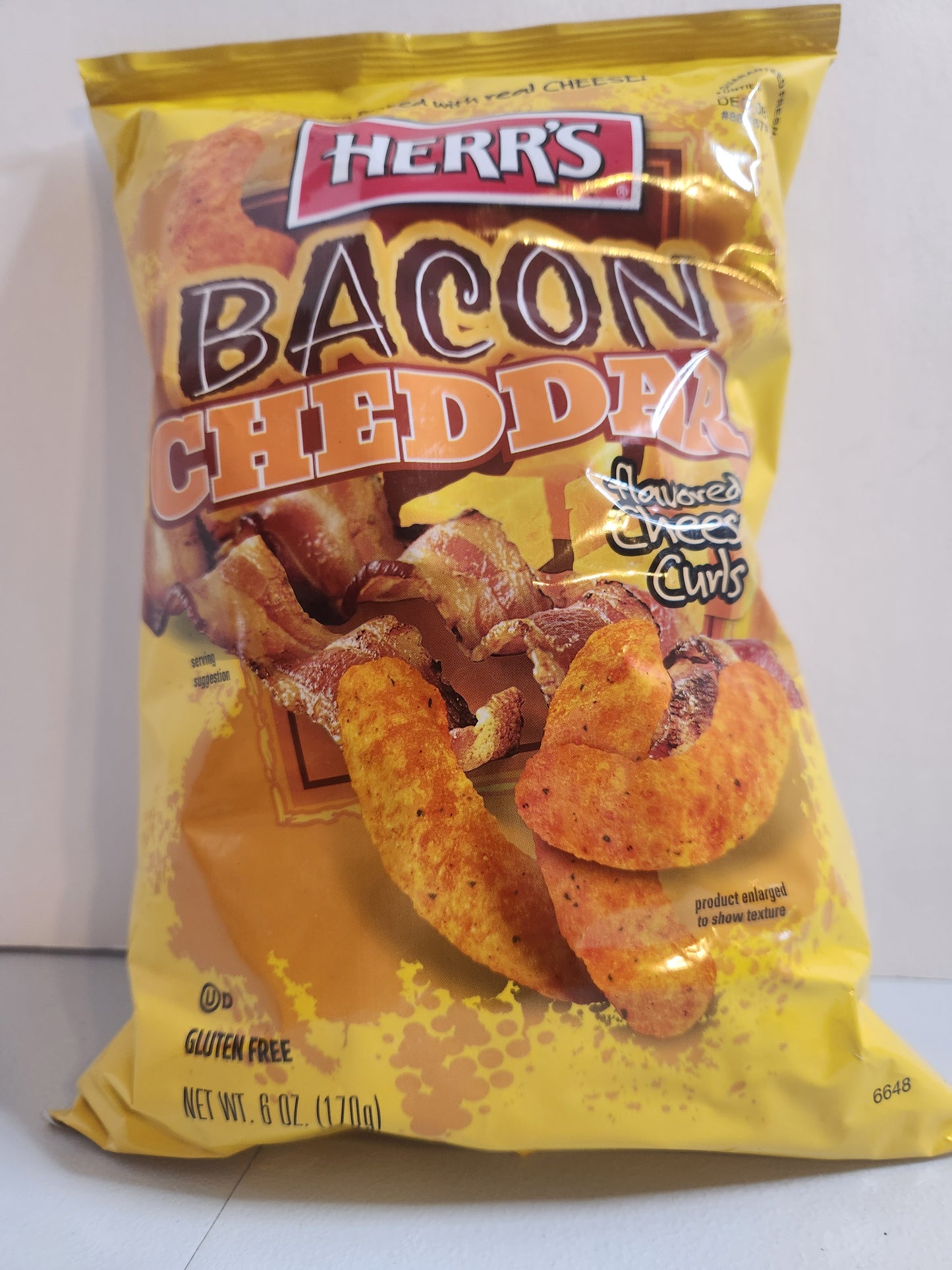 Herr's Bacon Cheddar Flavored Cheese Curls